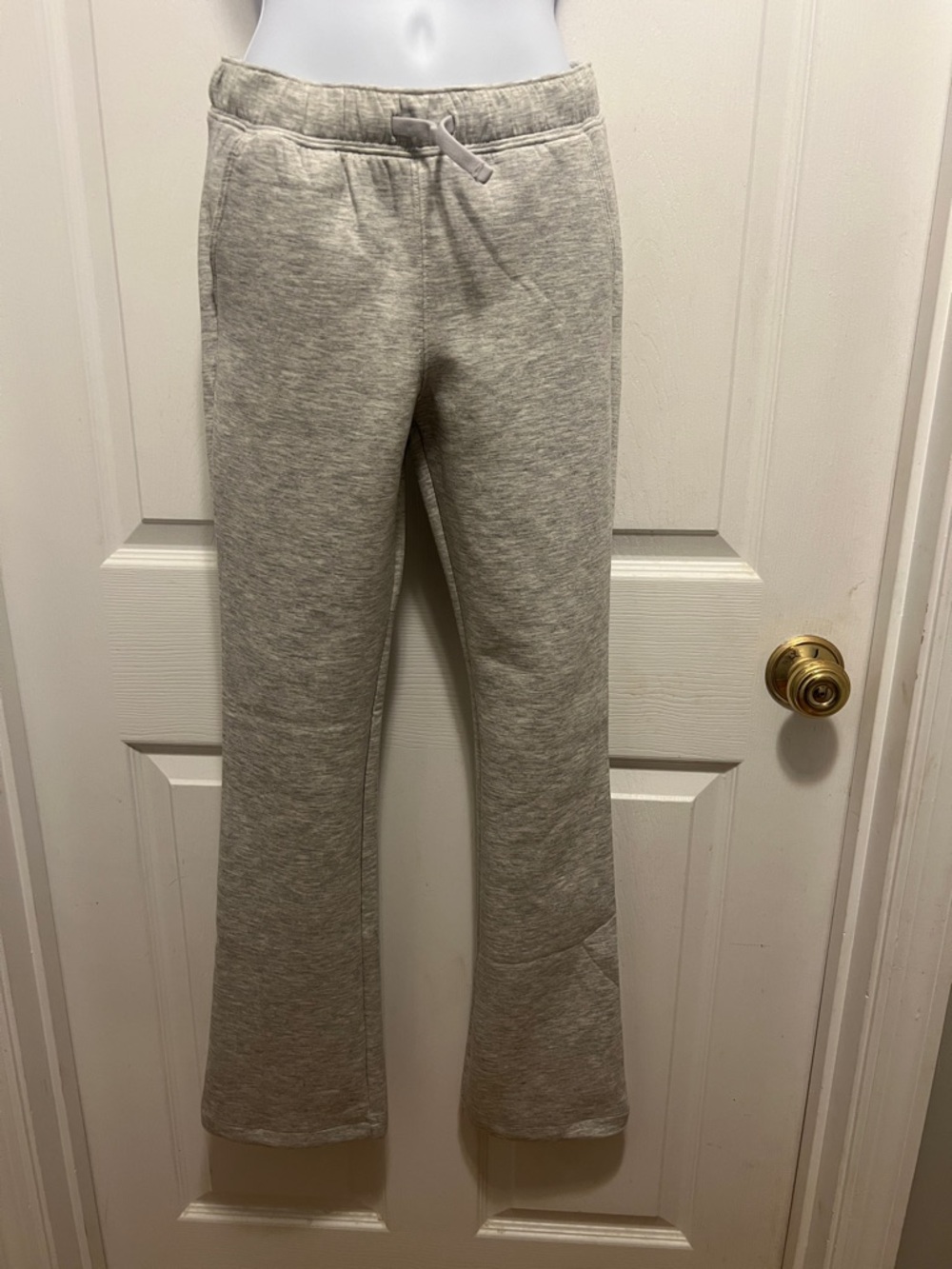 abercrombie kids light gray active leggings